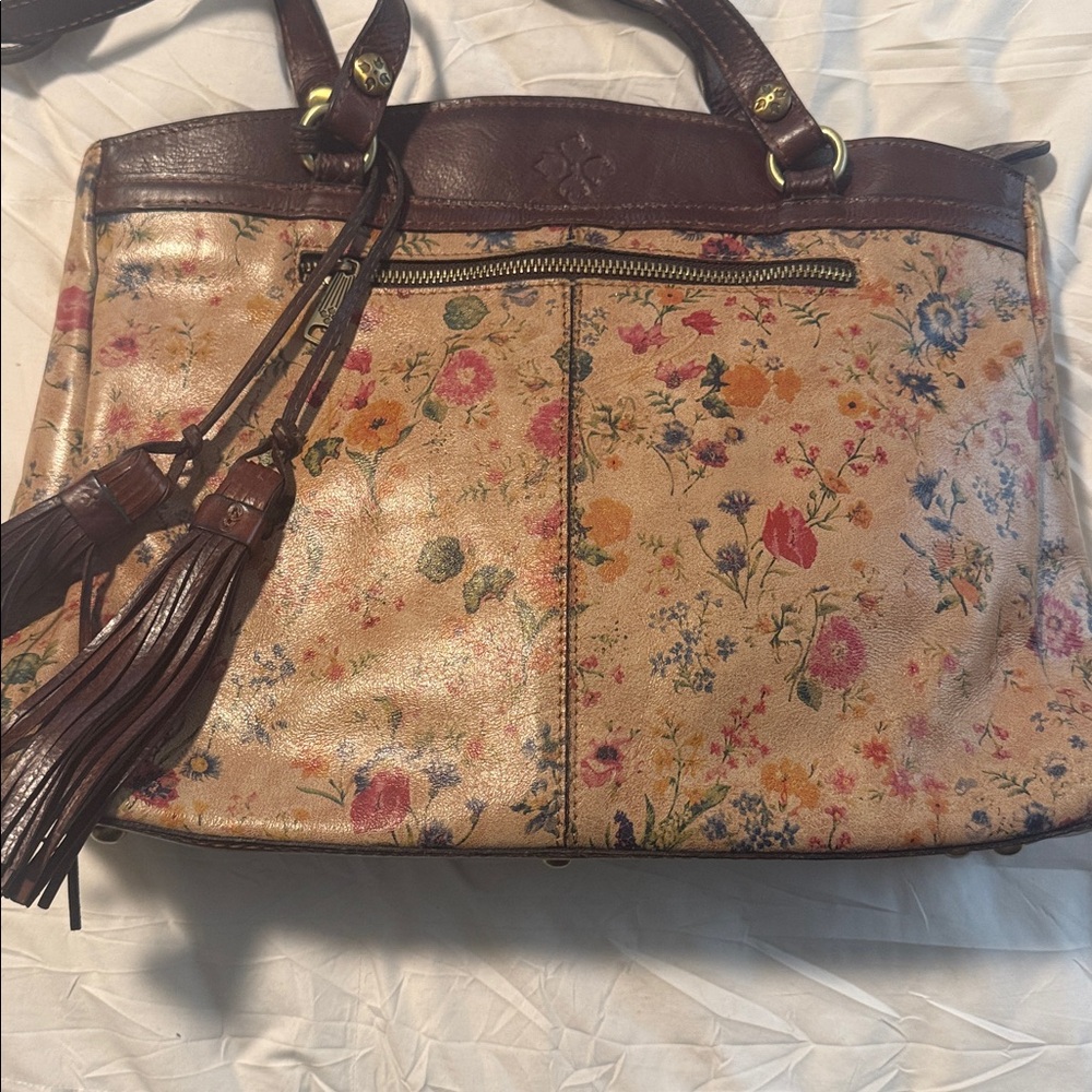 Patricia Nash Prairie Rose poppy tote , excellent condition